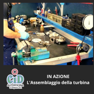 assemblaggio della turbina